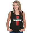 thumbnail image 1 of Saved Hashtag Religious Christian Tank Top T Shirts Men Women Brisco Brands L, 1 of 6