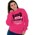 thumbnail image 1 of Saved With Amazing Grace Religious Women Crewneck Sweatshirt Brisco Brands S, 1 of 6
