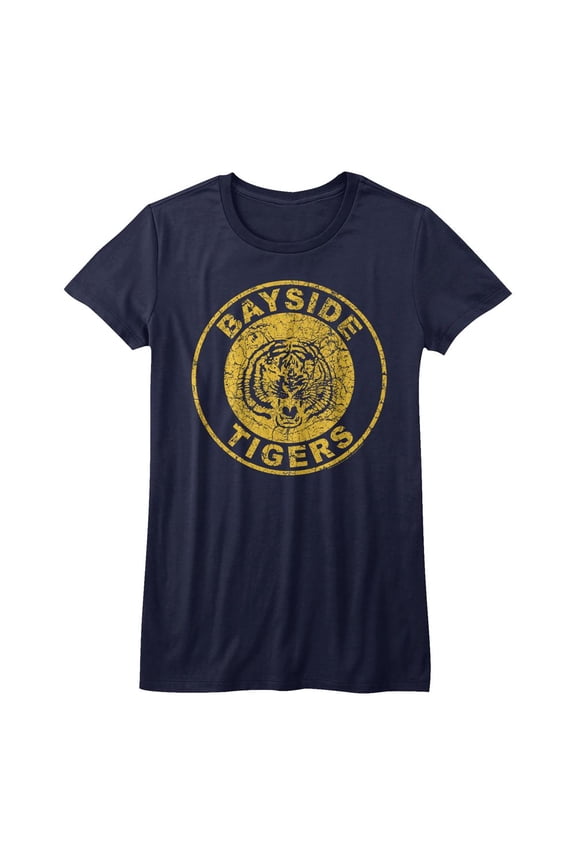 Saved by the Bell Bayside Tigers Navy Junior Women's T-Shirt
