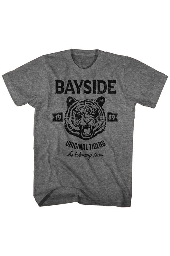 Saved by the Bell Original Tigers Graphite Heather T-Shirt