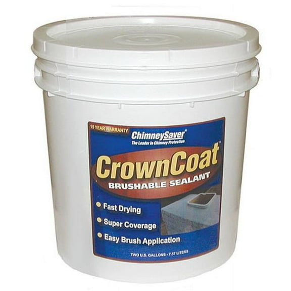 Saver Systems 300010 5 gal Crowncoat Brushable Gray Sealant - Gray