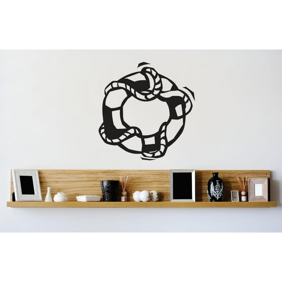 Saver Water Raft Zoo Africa Zebra Lion Safari Jungle Endangered Species Tiger Wilderness Holiday Gift Ideas Girl Boy Bedroom Wall Decal Sticker - Size: 20 Inch x 20 Inch