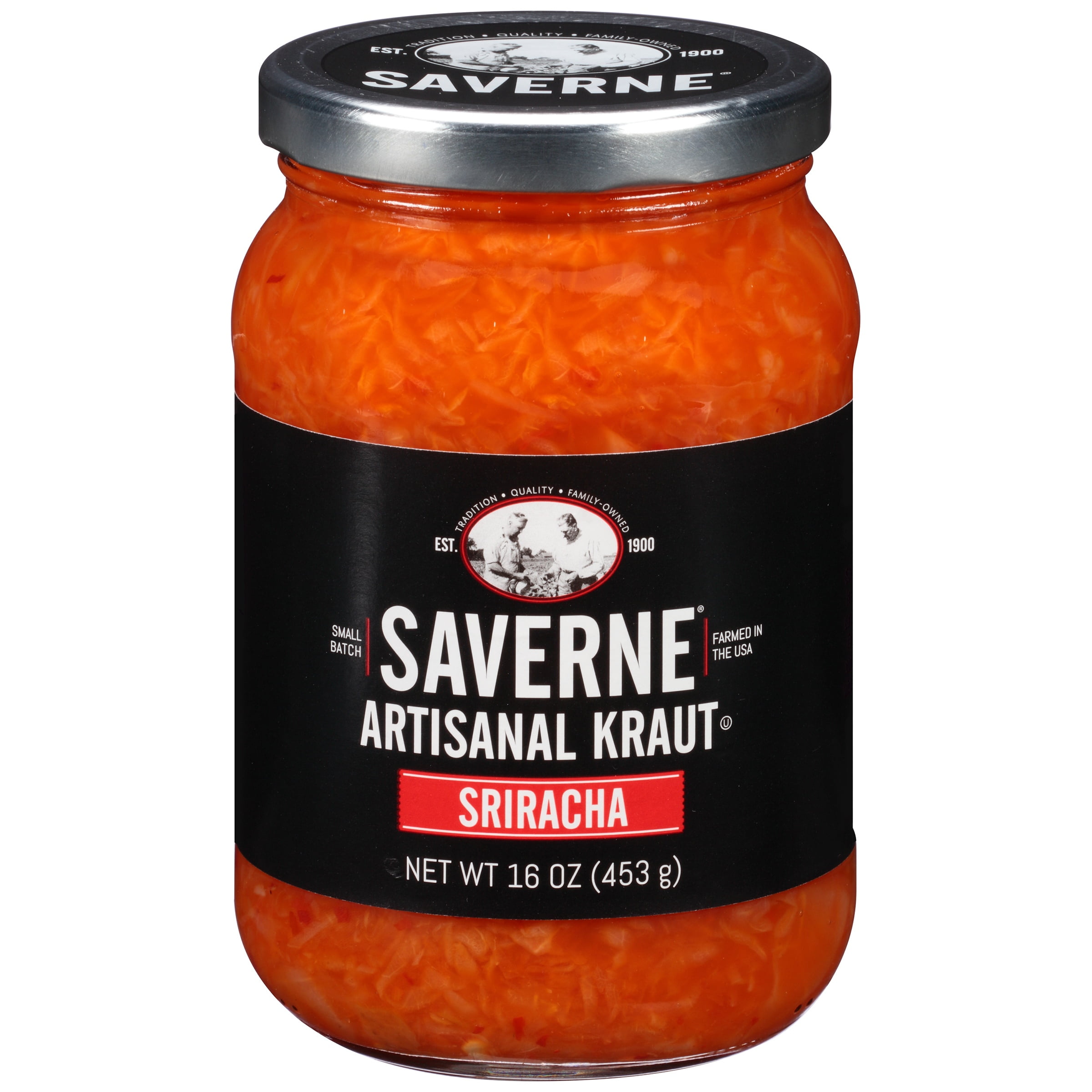 Saverne Sriracha Artisanal Kraut, 16 oz