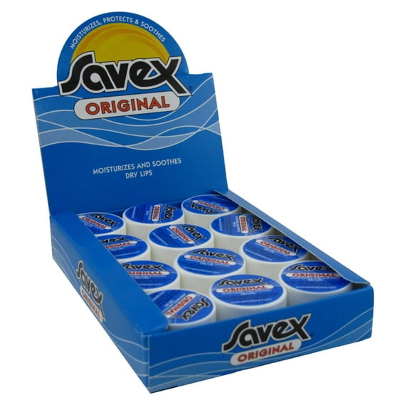 Savex Jar Lip Moisturizer Original 0.25 Ounce (Pack of 12)