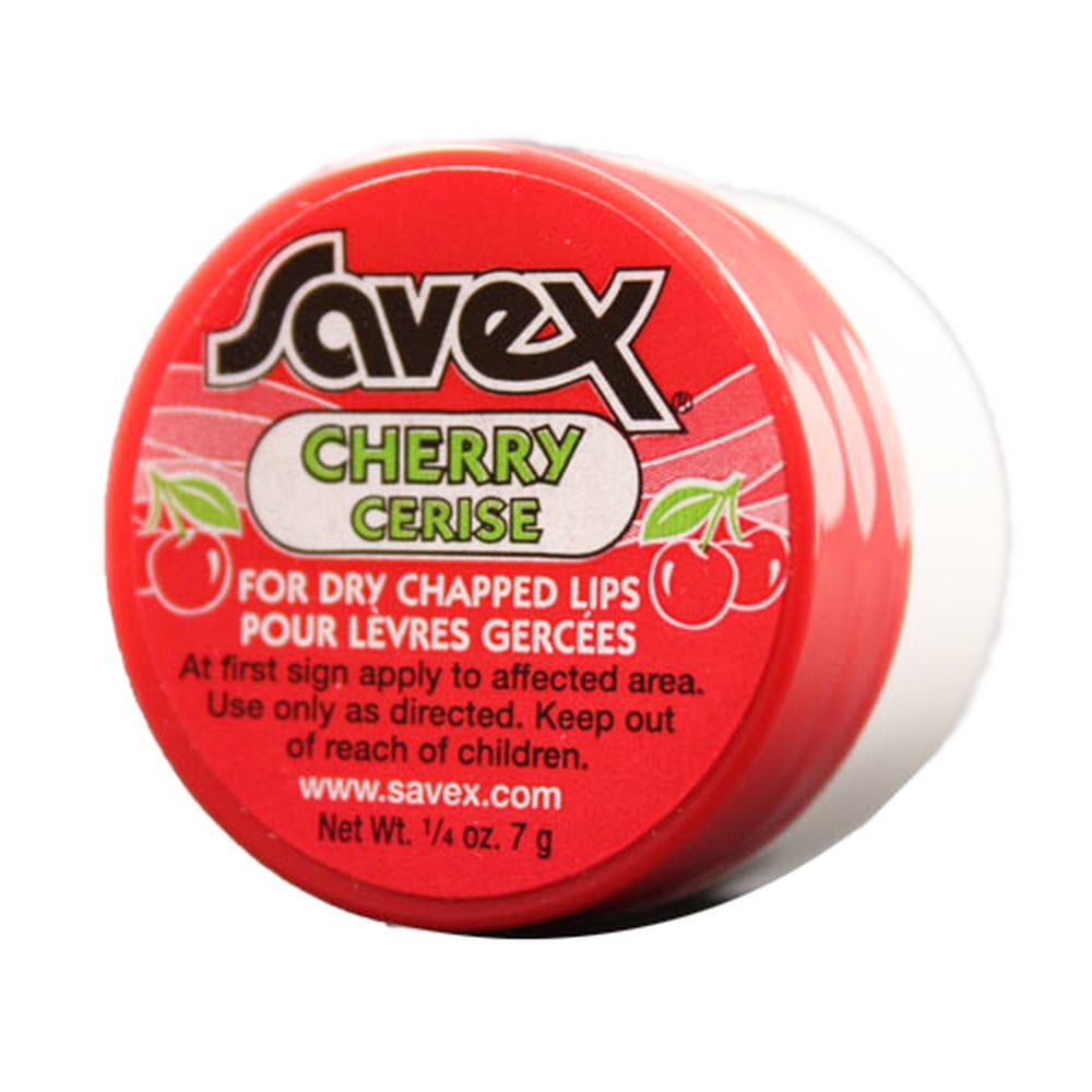 Savex Lip Balm Moisturizes and Soothes Cherry - 0.25 oz (Pack of 24)