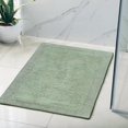 thumbnail image 1 of Savi Home Cotton Hand-Tufted Bathroom Rug, Reversible Soft Bath Mat, Sage green, 17 x 24 Inch, 1 of 1