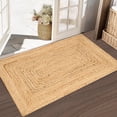 thumbnail image 1 of Savi Home Jute Hand Woven Reversible Area Rug, Natural, 24 x 36 inches, 1 of 5