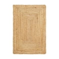 thumbnail image 1 of Savi Home Natural Jute Rug 3'x5' Ft – Handwoven Braided Area Rug for Kitchen – 36x60 Inch, 1 of 5