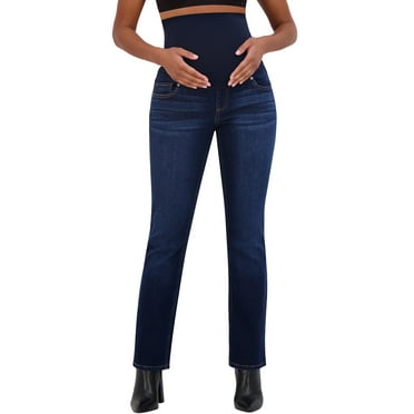 Savi Parker Womenu2019s Maternity Overalls U2013 Comfy Denim Bib Straight Leg Overalls Women Jumpsuits