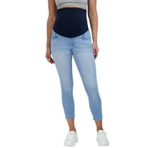 Savi Parker Women’s Maternity Jeans Over The Belly - Pregnancy Clothes for All Seasons, Maternity Pants – 27“ Inseam (L, Savannah Wash)