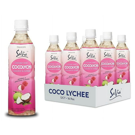 Savia Coconut Lychee Aloe Vera Drink 12/16.9oz