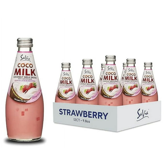 Savia Strawberry Coconut Milk Drink 12/9.8oz