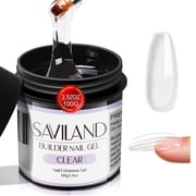 SAVILAND 100g Clear Builder Nail Gel - Large Capacity Strengthen Harden Gel for Natural Nails Extension