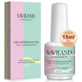 thumbnail image 1 of Saviland 15ML Nail Glue Gel - Brush-On Acrylic Nails with 1pcs 15ml Nail Glue Gel, 1 of 8