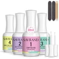 thumbnail image 1 of SAVILAND 20ML Dip Powder Liquid Set - Dip Powder Nail Kit With Dip Powder Activator, Base and Top Coat, Brush Saver and Nail File for Beginners, 1 of 9