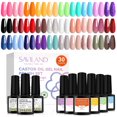 thumbnail image 1 of Saviland 33PCS Gel Nail Polish Kit- Soak-off U V/LED Gel Nail Polish Sets with Base Nail Coat, Glossy & Matte Top Coat, 1 of 7