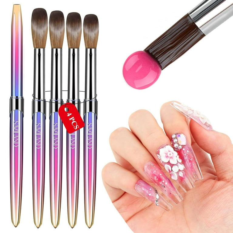 Nail de Dance Sculpture Brush ピンク スカルプチュアブラシ ピンク｜ネイルショップ爪爪
