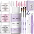 thumbnail image 1 of SAVILAND Acrylic Nail Kit - 3 Colors White/Pink/Clear Acrylic Powder and Liquid Set with Mononer Acrylic Liquid, Acrylic Nail Brush for Nail Extension for Beginners, 1 of 8