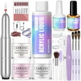 thumbnail image 1 of Saviland Acrylic Nail Kit Complete Set with Drill - White/Pink/Clear Acrylic Powder and Acrylic Liquid Set with Acrylic Nail Brush, Electric Nail Drill, Acid-Free Primer and Top Coat with Everything, 1 of 12