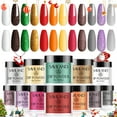 Saviland Dip Powder Set12 Colors Christmas Gifts Dip Powder Nail Kit