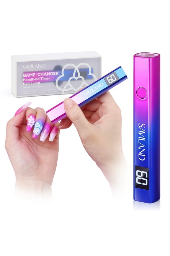 Mini Handheld UV Lamp for Gel Nails, Nail Glue & Gel Polish with USB Cable