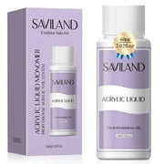 Saviland Monomer Acrylic Liquid - 60ML Professional Polymer Acrylic Nail System for Acrylic Powder Non-Yellowing(2 oz)