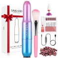 thumbnail image 1 of SAVILAND Portable Electric Nail Drill - 20000 RPM USB Electric Nail File with 7 Nail Drill Bits & 51 Sanding Bands for Nail Prep Acrylic Nails Dip Nails Gel Nails Home Salon Use, 1 of 7