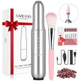 thumbnail image 1 of Saviland Portable Electric Nail Drill Machine - 20000 RPM USB Nail File with 7pcs Nail Drill Bits and 51pcs Sanding Bands for Polishing and Removing Nail Manicure Tools, 1 of 8