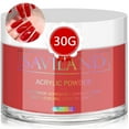 thumbnail image 1 of Saviland Red Acrylic Powder - 30g Professional Acrylic Nail Powder for Acrylic Nails Extension, 3D Nail Art Polymer Powder, No Need Nail Lamp, 1 of 6