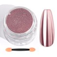 thumbnail image 1 of Saviland Rose Gold Chrome Nail Powder - 1g Metallic Mirror Effect Rose Gold Chrome Powder for Nails, Professional Gel Polish Chrome Powder Nail Glitter Manicure Pigment for Nail Art Design, 1 of 8