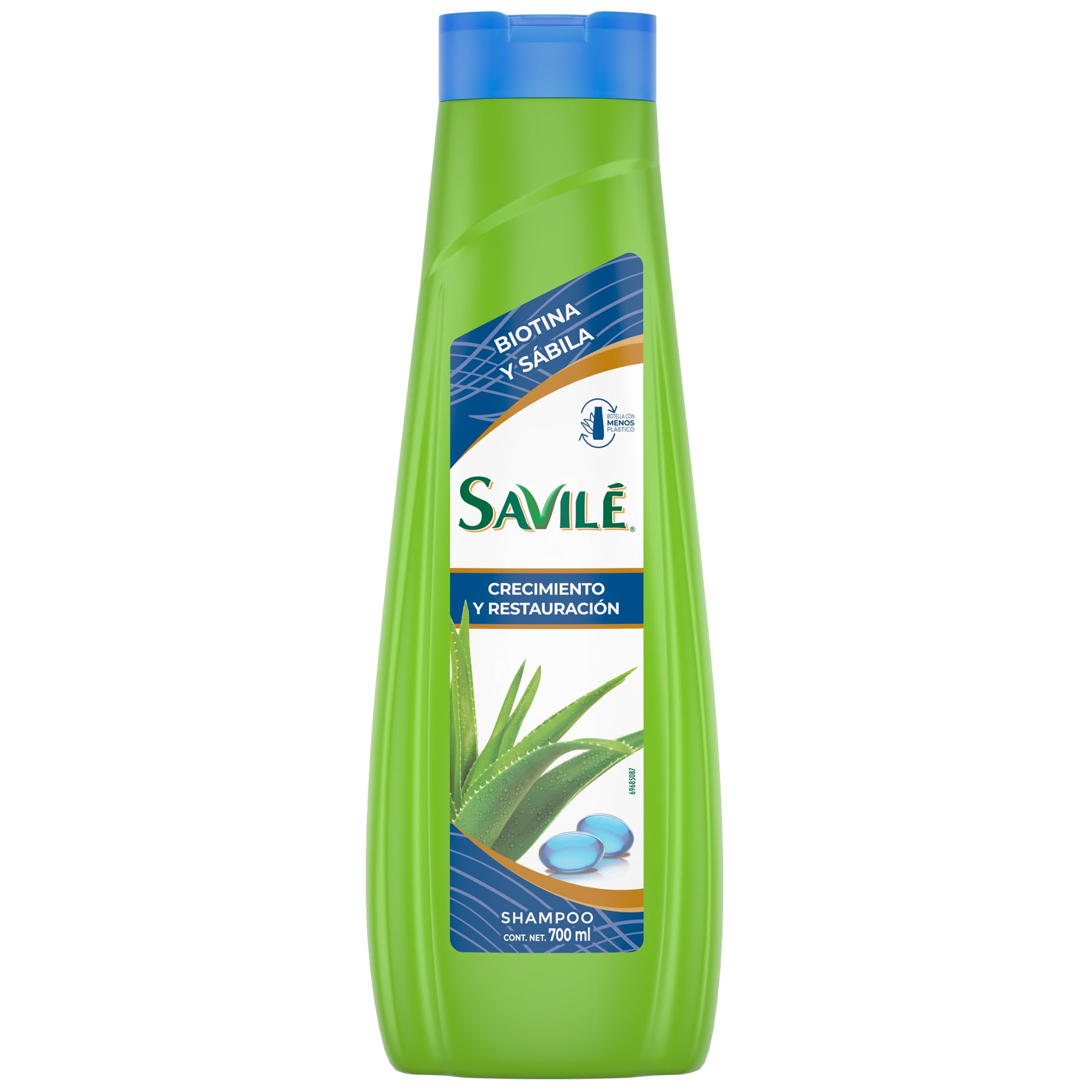 Savile Biotina Shampoo with Aloe Vera for All Hair Types, Damage Control, 25.4 oz