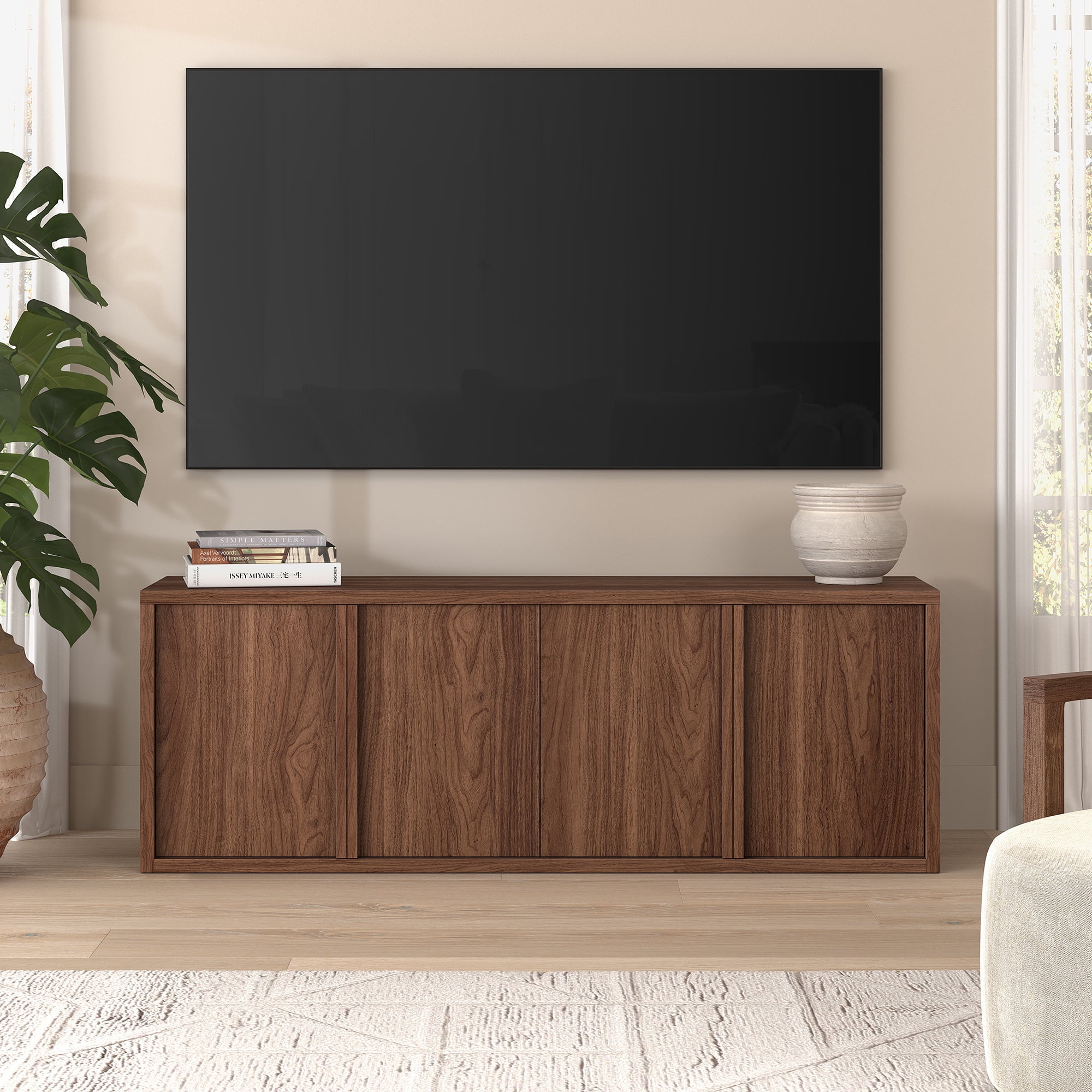 Savin Rectangular TV Stand for TV's up to 75