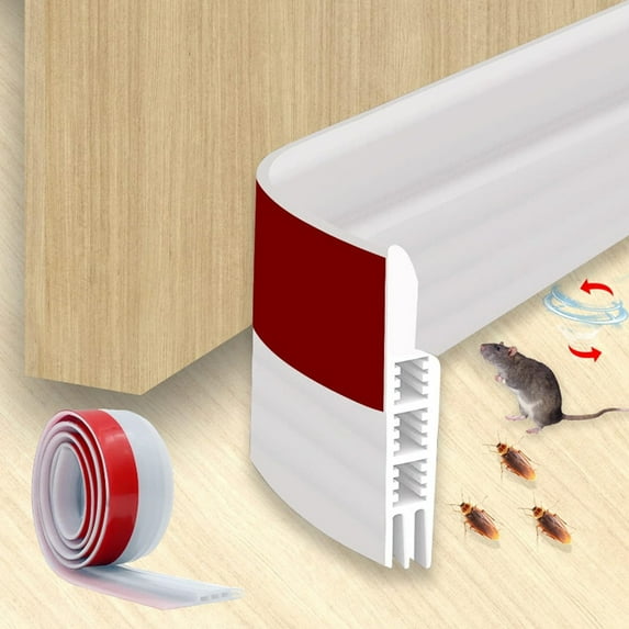 Saving 2 Inch W X 39 Inch L Door Draft Stopper Under Door Draft Stopper For Exterior/Interior Doors Soundproof Door Bottom Weather Stripping