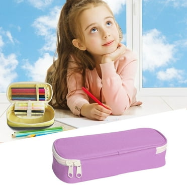 Saving Big Capacity Pencil Case, Oxford Cloth Pencil Bag 8.66*3.94*1.97 in Storage Pouch Pen Pencil Marker Stationery Bag Holder for Middle College and Office, Idea Gift for Back to College