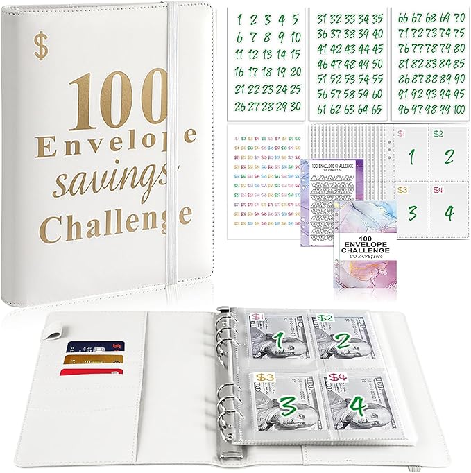Saving Challenge,100 envelopes Money Saving Challenge,Money Saving ...