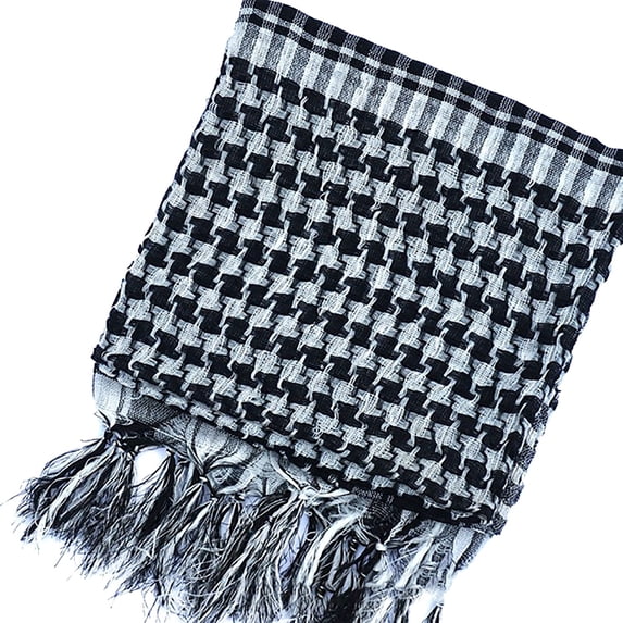 Saving Clearance 2025! Lisingtool Arab Plaid Fringe Lightweight Scarf Cotton Head Neck Scarf With Tassel for Outdoor Camping Accessory Unisex Promotion Sale