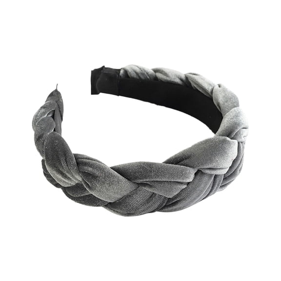 Saving Clearance 2025! Lisingtool Braided Hair Band Velvet Braided Headband Women's Wide Vintage Padded Headband for Women And Girls Promotion Sale