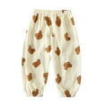 thumbnail image 1 of THDHVS Pants for Girls,Toddler Girl Pants,Kid's Summer Print Boys and Girls Baby Long Pants Cute Pants Overalls Mosquito Proof Pants, 1 of 3