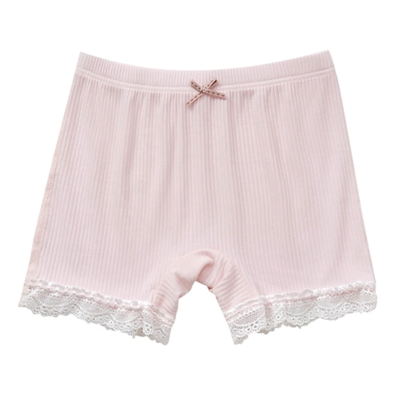 THDHVS Shorts for Girls,Toddler Shorts,Modal Elastic Waist 3 Inch Safety Shorts for Girls Layering Underwear Casual Wear and Summer Comfortable Pink