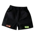thumbnail image 1 of THDHVS Boys Shorts,Casual Shorts for Boys,Elastic Waist Shorts for Kids Comfortable Casual Summer Wear Loose Fits and Everyday Style Black, 1 of 3