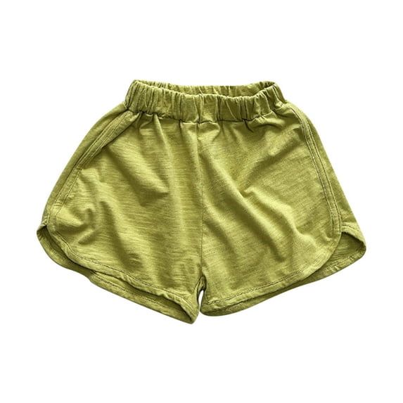 THDHVS Summer Shorts for Toddler,Kids Casual Pants,Girls Athletic Shorts,Kids' Summer Solid Color Cotton Casual Sports Shorts