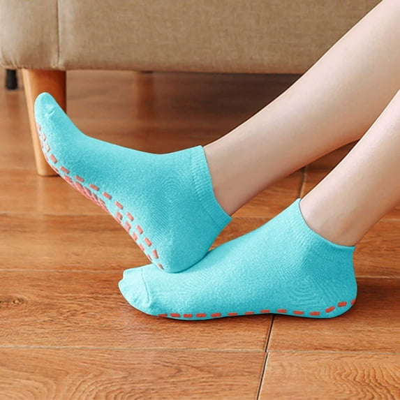 Saving Clearance!Compression Socks for Men's And Women's Universal Solid Color Non-Slip Floor Socks Yoga Tramp