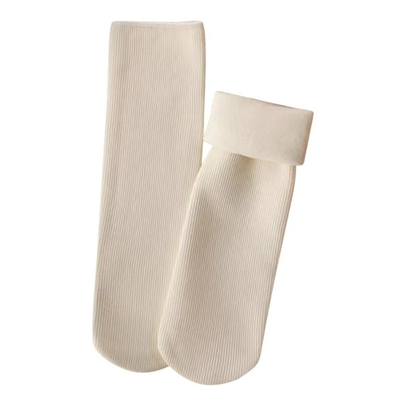 Saving Clearance!Compression Socks for Women Comfortable And Breathable Solid Color Thickened Warm Mid Length Socks