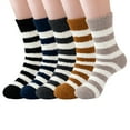 thumbnail image 1 of Compression Socks for Women Comfortable And Breathable Striped Thickened Warm Mid Length Socks, 1 of 2