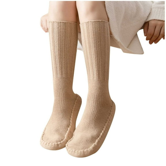 Saving Clearance!Compression Socks for Women Home Plush And Thick Insulation, Sleep, Snow Socks, Slippers, Carpet Socks