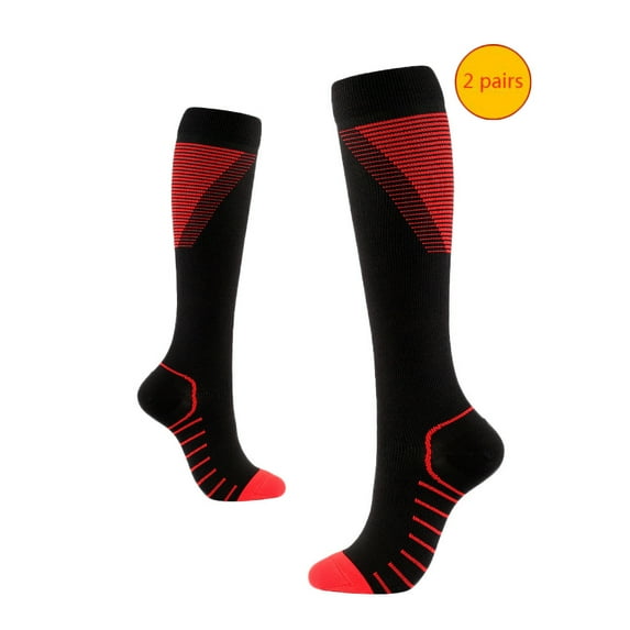 Saving Clearance!Compression Socks for Women Men Color Pattern Gradation Colour Mixture Nylon Crew Socks