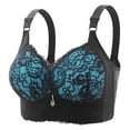 thumbnail image 1 of SROBPTY Womens Bras,Plus Size Summer Bras for Womens,Middle Aged And Elderly Bras Without Steel Rings Large Size Underwear Front Button Style Bra Comfortable Bra, 1 of 2