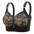 thumbnail image 1 of SROBPTY Womens Bras,Plus Size Summer Bras for Womens,Middle Aged And Elderly Bras Without Steel Rings Large Size Underwear Front Button Style Bra Comfortable Bra, 1 of 2