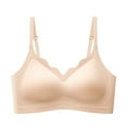 thumbnail image 1 of SROBPTY Womens Bras,Plus Size Summer Bras for Womens,Woman's Comfortable Lace Breathable Bra Underwear No Rims, 1 of 5