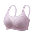 thumbnail image 1 of SROBPTY Womens Bras Plus Size Summer Embroidery Lace Thin Style Ventilate Bra without Steel Rim, 1 of 5